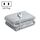 Coperta riscaldante elettrica in flanella da 100 W con interruttore timer termostato, stile: spina americana 3a marcia Coperta riscaldante elettrica in flanella da 100 W con interruttore timer termostato, stile: spina americana 3a marcia