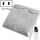 Scaldapiedi elettrico da 60 W per donna, uomo, coperta riscaldante, spina americana, 120 V (grigio argento)