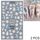 2 PCS 5D Adesivi per unghie in pizzo cavo stereoscopico Nail Art Adesivi in rilievo con fiori 3D (5D-K57) 2 PCS 5D Adesivi per unghie in pizzo cavo stereoscopico Nail Art Adesivi in rilievo con fiori 3D (5D-K57)
