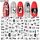 10 PCS Cartoon Heart Letters Personaggio dei fumetti Nail Art Sticker 3D Adesivi per unghie adesivi (F639) 10 PCS Cartoon Heart Letters Personaggio dei fumetti Nail Art Sticker 3D Adesivi per unghie adesivi (F639)