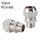PC4-M5 Connettore a montaggio rapido pneumatico dritto con riduttore in rame nichelato LAIZE