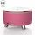Diffusore di aromaterapia ad ultrasuoni Umidificatore Diffusore di oli essenziali Spina europea (Rosa rossa)
