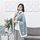 80x130 cm flanella ispessita coperta a scialle in rilievo coperta per aria condizionata per ufficio (blu nebbia) 80x130 cm flanella ispessita coperta a scialle in rilievo coperta per aria condizionata per ufficio (blu nebbia)
