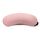 Cuscino per colonna vertebrale lombare in memory foam Cuscino lombare per dormire per donne incinte (mezzaluna rosa)