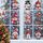Natale statico finestra di vetro decorazione sfondo adesivi decorativi (nano)