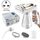 Ferro da stiro a vapore pieghevole portatile da 1600 W, colore: bianco a ingranaggio singolo (spina britannica) Ferro da stiro a vapore pieghevole portatile da 1600 W, colore: bianco a ingranaggio singolo (spina britannica)