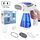 Mini ferro da stiro a vapore portatile pieghevole da 1600 W, colore: blu 3 ingranaggi (spina americana) Mini ferro da stiro a vapore portatile pieghevole da 1600 W, colore: blu 3 ingranaggi (spina americana)