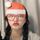Fermaglio per capelli natalizio personalizzato con occhiali strani di Natale da 2 pezzi, colore: cappello di Natale in peluche