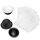 Guscio per capsule di caffè ICafilas per Nespresso Vertuo Plus ENV 135/Vertuo ENV 150/BNV450WHT1BUC1, colore: 3 tazze nere + 60 fogli di alluminio Guscio per capsule di caffè ICafilas per Nespresso Vertuo Plus ENV 135/Vertuo ENV 150/BNV450WHT1BUC1, colore: 3 tazze nere + 60 fogli di alluminio
