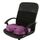Cuscino in gel per ufficio Cuscino anti-emorroidi per glutei di bellezza (panno super morbido viola)