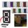 N766B DIY Solar Number Doorplate Lampada da parete impermeabile per esterni (modello a luce colorata)