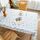 Tovaglia da tavolo da tavolo impermeabile in carta PVC per fattoria rurale, dimensioni: 90x150 cm (foglie fresche) Tovaglia da tavolo da tavolo impermeabile in carta PVC per fattoria rurale, dimensioni: 90x150 cm (foglie fresche)
