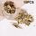 10 pezzi K oro stagnola decorazione unghie adesivo adesivo smalto per unghie (04 oro chiaro) 10 pezzi K oro stagnola decorazione unghie adesivo adesivo smalto per unghie (04 oro chiaro)