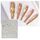 TH-759 10 pezzi Adesivo posteriore trasparente satinato Adesivo per nail art sbavato abbronzante TH-759 10 pezzi Adesivo posteriore trasparente satinato Adesivo per nail art sbavato abbronzante