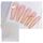 TH-760 10 pezzi Adesivo posteriore trasparente satinato Adesivo per nail art sbavato abbronzante TH-760 10 pezzi Adesivo posteriore trasparente satinato Adesivo per nail art sbavato abbronzante