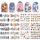 5pcs adesivi per nail art piccoli adesivi acchiappasogni freschi (BN1153-1164) 5pcs adesivi per nail art piccoli adesivi acchiappasogni freschi (BN1153-1164)