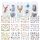 5pcs adesivi per nail art piccoli adesivi acchiappasogni freschi (BN1165-1176) 5pcs adesivi per nail art piccoli adesivi acchiappasogni freschi (BN1165-1176)