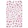 10pcs 3D Adesivo Farfalla Retro Colore Rosa Nail Art Sticker (F-670)