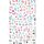 10pcs 3D Adesivo Farfalla Retro Colore Rosa Nail Art Sticker (F-677)
