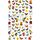 10pcs 3D Adesivo Farfalla Retro Rosa Color Nail Art Sticker (F-680)