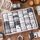 Set di 60 rotoli/set di nastri Washi da 1,5 cm x 2 m per forniture di scrapbooking, nastri artistici (password in bianco e nero)