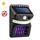 E-SMARTER W792 Lampada da parete solare a LED con luce viola Funzione di controllo delle zanzare Lampada da giardino per esterni con sensore intelligente umano, Specifica: Luce bianca