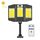 E-SMARTER W796-2 Lampada da parete per cortile a induzione solare Lampada da esterno intelligente con telecomando