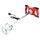 Miscelatore elettrico per calcestruzzo portatile ad alta potenza da 220 V (spina europea rossa) Miscelatore elettrico per calcestruzzo portatile ad alta potenza da 220 V (spina europea rossa)