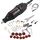 VICOVER Set di smerigliatrici elettriche piccole a velocità regolabile con penna per intaglio della giada, strumento per lucidare, spina europea, modello: 40 pezzi + albero morbido VICOVER Set di smerigliatrici elettriche piccole a velocità regolabile con penna per intaglio della giada, strumento per lucidare, spina europea, modello: 40 pezzi + albero morbido