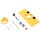 Fonson 35MM Localizzatore di cerniere per porte in legno per apertura di fori per cerniere per la lavorazione del legno (giallo) Fonson 35MM Localizzatore di cerniere per porte in legno per apertura di fori per cerniere per la lavorazione del legno (giallo)