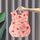 Bavaglini estivi senza maniche per bambini, vestiti reversibili per mangiare fiori, stile: pesca (taglia: 90)