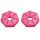2 pezzi Portapillole settimanale portatile trasparente a prova di umidità con 7 griglie (rosa) 2 pezzi Portapillole settimanale portatile trasparente a prova di umidità con 7 griglie (rosa)