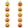 1 paio di decorazioni per porte a forma di zucca per feste di Halloween (L-00329)