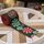 Decorazioni natalizie fai da te con fiocco, nastro da regalo stampato colorato (modello D) Decorazioni natalizie fai da te con fiocco, nastro da regalo stampato colorato (modello D)
