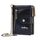 Baellerry D3261 Retro Multi-Slot per carte Portafoglio corto con doppia cerniera Portamonete (nero)