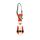 Natale Bambini Cartone Animato Cravatte Festa di Natale Prestazioni Costume Props, Colore: Santa Berry