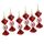 6 pezzi/scatola di caramelle albero di Natale fai da te ornamenti capodanno regali di Natale decorazione palla di Natale (rosso) 6 pezzi/scatola di caramelle albero di Natale fai da te ornamenti capodanno regali di Natale decorazione palla di Natale (rosso)