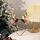 Copricapo con corna di cervo e campana, decorazione per feste di Natale (oro)