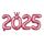 Palloncino numeri 2025 da 16 pollici, numeri di collegamento, palloncino in lamina, decorazione per festa di Capodanno, colore: rosa corona Palloncino numeri 2025 da 16 pollici, numeri di collegamento, palloncino in lamina, decorazione per festa di Capodanno, colore: rosa corona