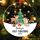 Decorazione natalizia in acrilico trasparente, ciondolo per benedizione, ornamento per albero di Natale, stile: cervo
