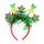 Vestito per festa di Natale Copricapo di Capodanno Decorazione natalizia Fascia per capelli a strisce colorate, Stile: Jingle Bells Stars