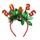 Vestito per festa di Natale Copricapo per capodanno Decorazione natalizia Fascia per capelli a strisce colorate, Stile: 2025 Omino di pan di zenzero