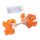 LED Halloween 3D zucca stringa luci bar negozio atmosfera scena layout lanterne decorative, stile: 20 LED sempre accesi (bianco caldo)