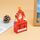 Giocattolo per bambini Regalo di Natale Calendario in legno Vigilia di Natale Ornamento da tavolo, Stile: Calendario Albero Rosso