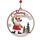 Decorazione per il giorno di Natale, ciondolo in legno cavo, stile: alce