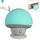 Altoparlante Bluetooth a forma di funghi con porta di aspirazione (verde)