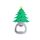 Adesivo magnetico per frigorifero apribottiglie in acciaio inossidabile con simpatico cartone animato, decorazione, stile: albero di Natale