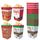 12 pezzi/set scatola per popcorn a tema natalizio, secchio per imballaggio di snack, scatola per caramelle e snack 12 pezzi/set scatola per popcorn a tema natalizio, secchio per imballaggio di snack, scatola per caramelle e snack