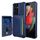 Per Samsung Galaxy S21 Ultra 5G Magnetic Wallet Baite Borsa per cellulare in pelle (blu navy) Per Samsung Galaxy S21 Ultra 5G Magnetic Wallet Baite Borsa per cellulare in pelle (blu navy)