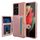 Per Samsung Galaxy S21 Ultra 5G magnetico portafoglio con portafoglio cassa del telefono in pelle (oro rosa) Per Samsung Galaxy S21 Ultra 5G magnetico portafoglio con portafoglio cassa del telefono in pelle (oro rosa)